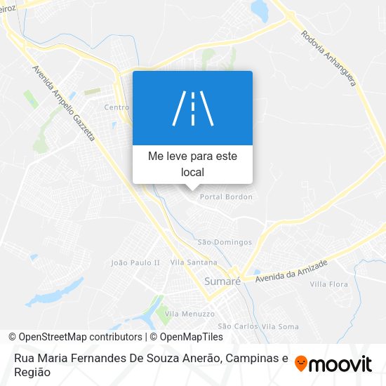 Rua Maria Fernandes De Souza Anerão mapa