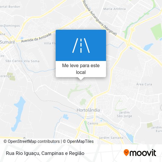 Rua Rio Iguaçu mapa