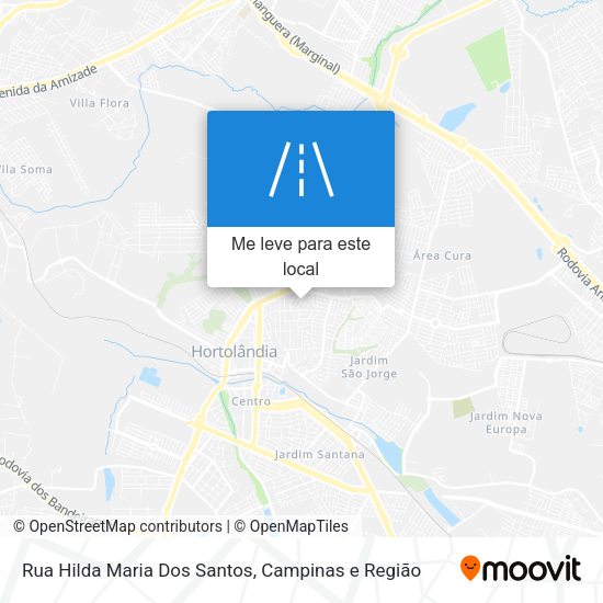 Rua Hilda Maria Dos Santos mapa