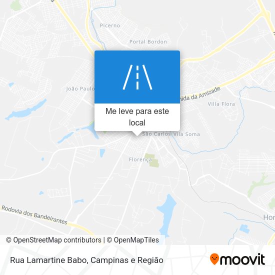 Rua Lamartine Babo mapa