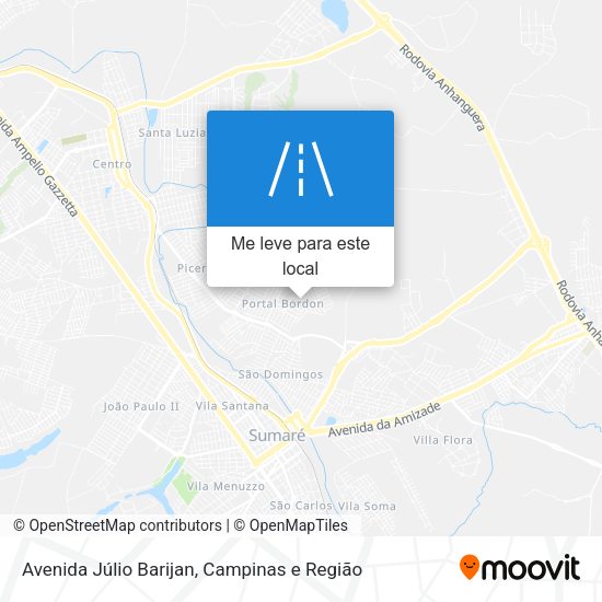 Avenida Júlio Barijan mapa