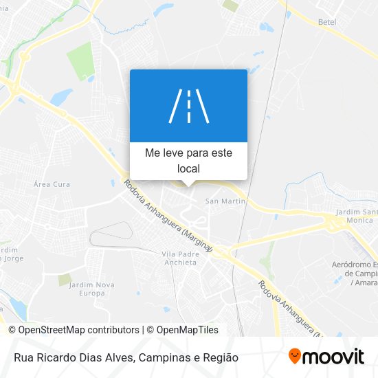 Rua Ricardo Dias Alves mapa