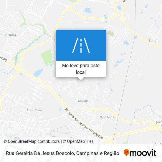 Rua Geralda De Jesus Boscolo mapa