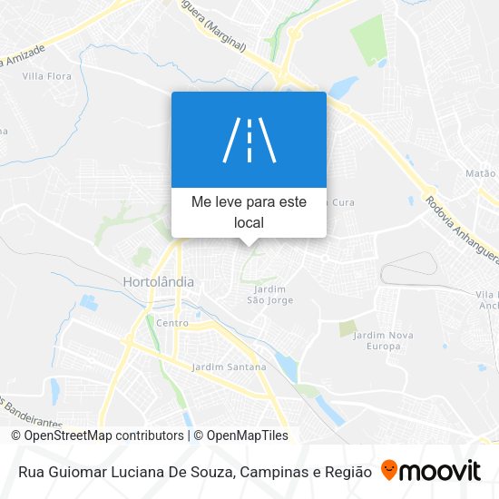 Rua Guiomar Luciana De Souza mapa