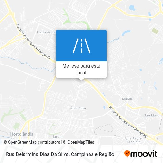 Rua Belarmina Dias Da Silva mapa