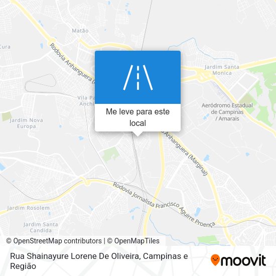 Rua Shainayure Lorene De Oliveira mapa