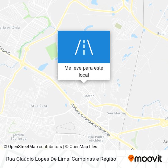 Rua Claúdio Lopes De Lima mapa