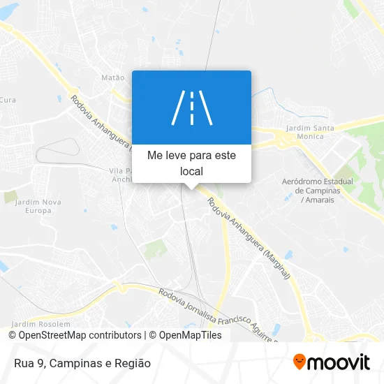 Rua 9 mapa