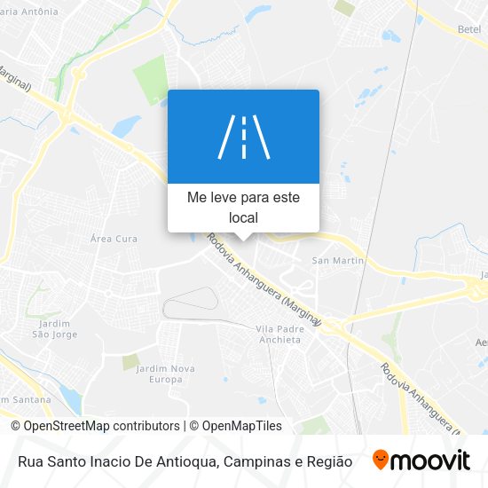 Rua Santo Inacio De Antioqua mapa