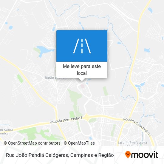 Rua João Pandiá Calógeras mapa