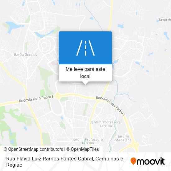 Rua Flávio Luíz Ramos Fontes Cabral mapa