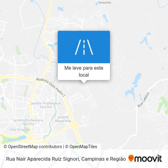Rua Nair Aparecida Ruiz Signori mapa