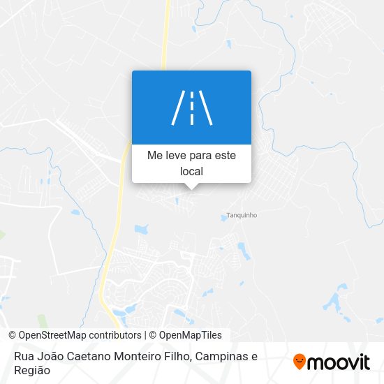 Rua João Caetano Monteiro Filho mapa