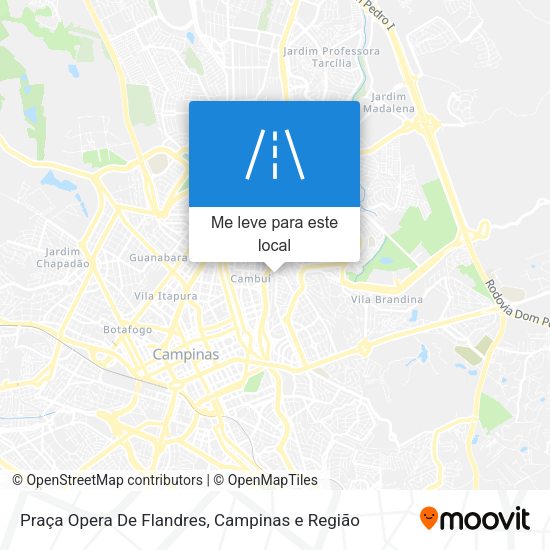 Praça Opera De Flandres mapa