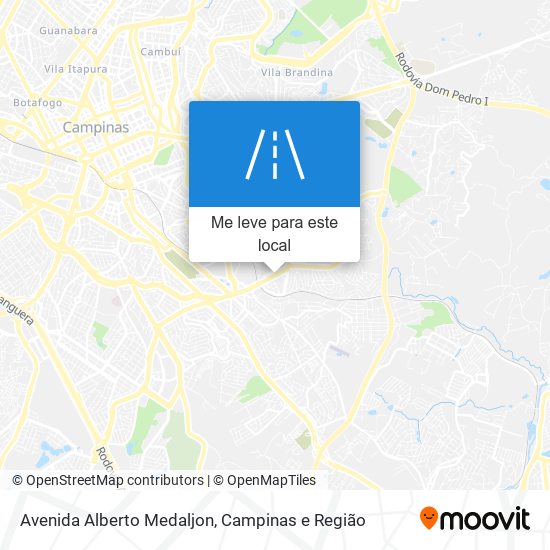 Avenida Alberto Medaljon mapa