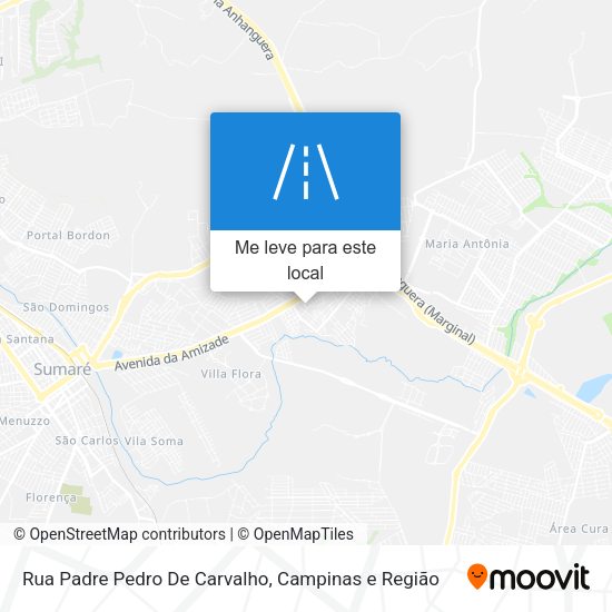 Rua Padre Pedro De Carvalho mapa
