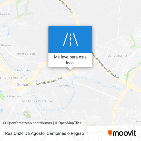 Rua Onze De Agosto mapa