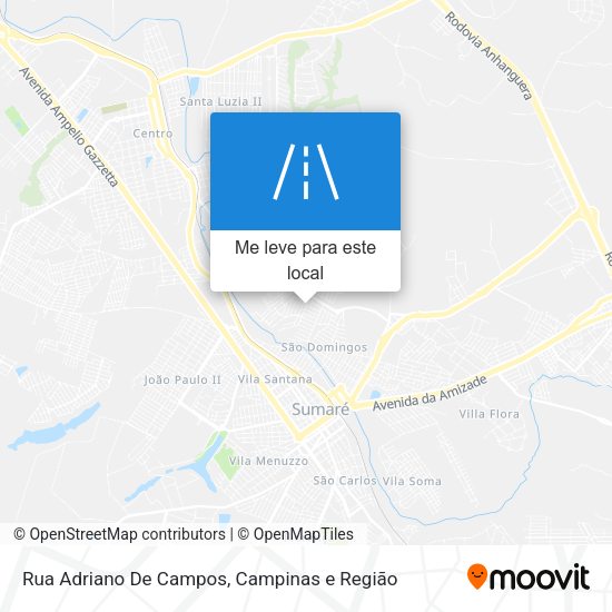 Rua Adriano De Campos mapa