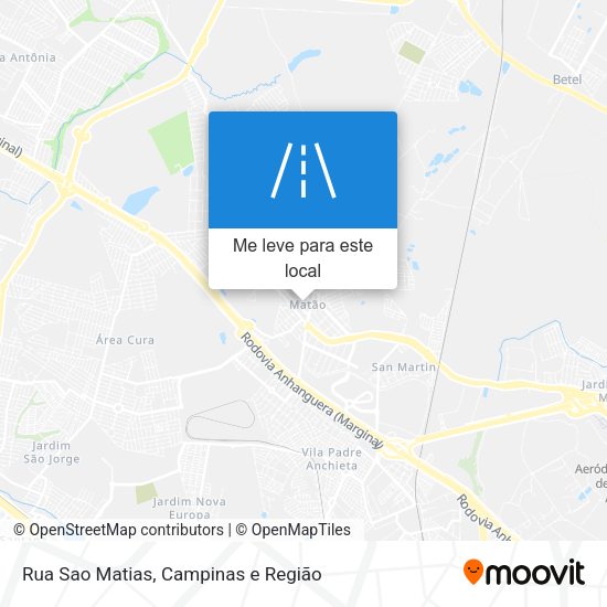Rua Sao Matias mapa
