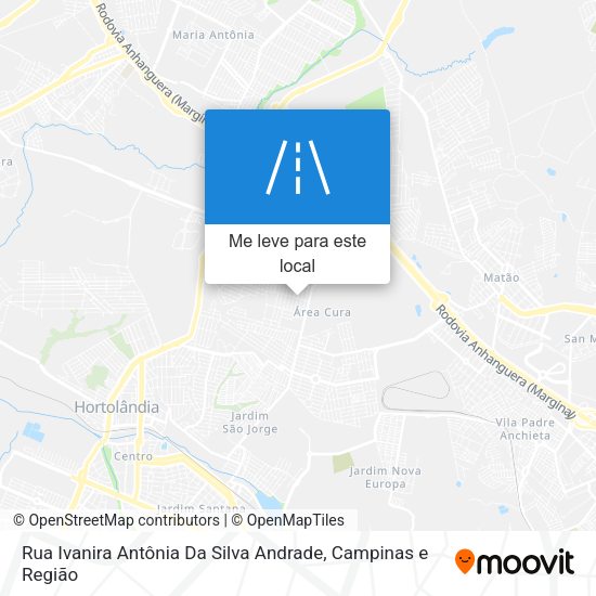 Rua Ivanira Antônia Da Silva Andrade mapa
