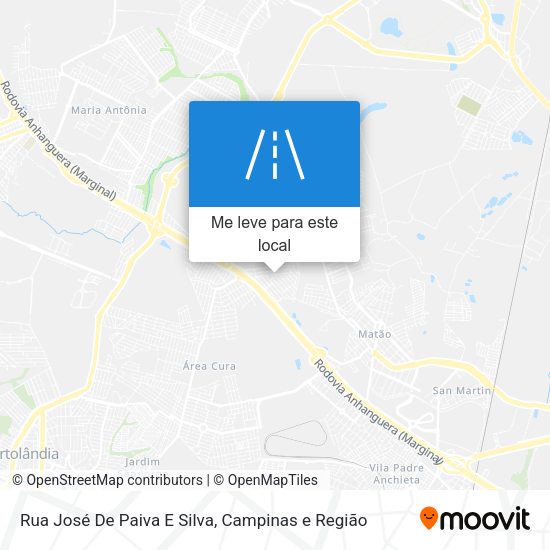 Rua José De Paiva E Silva mapa