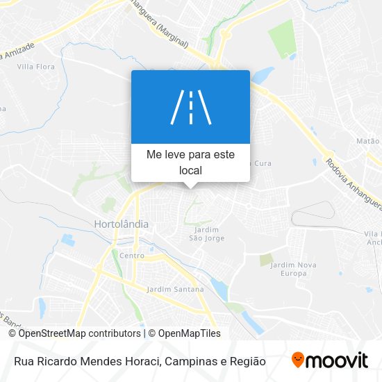 Rua Ricardo Mendes Horaci mapa