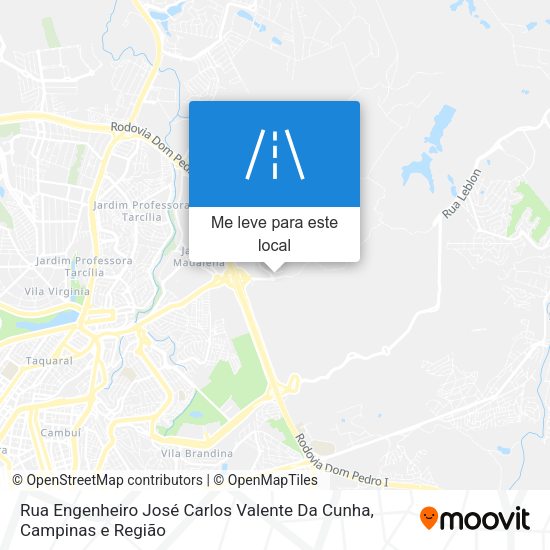 Rua Engenheiro José Carlos Valente Da Cunha mapa