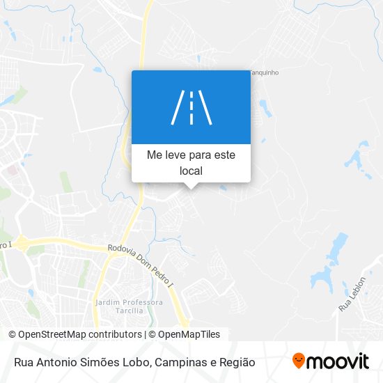 Rua Antonio Simões Lobo mapa