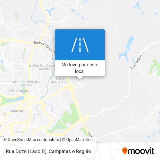 Rua Doze (Lado B) mapa
