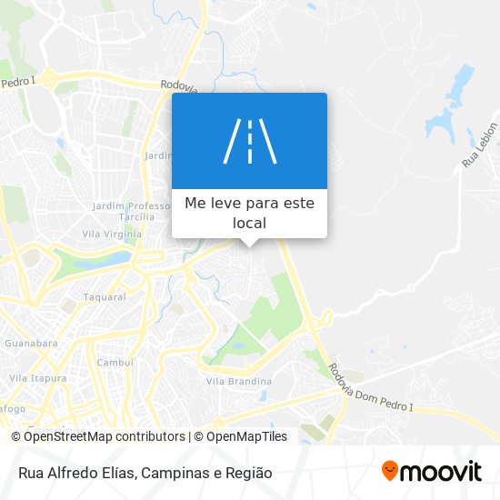 Rua Alfredo Elías mapa