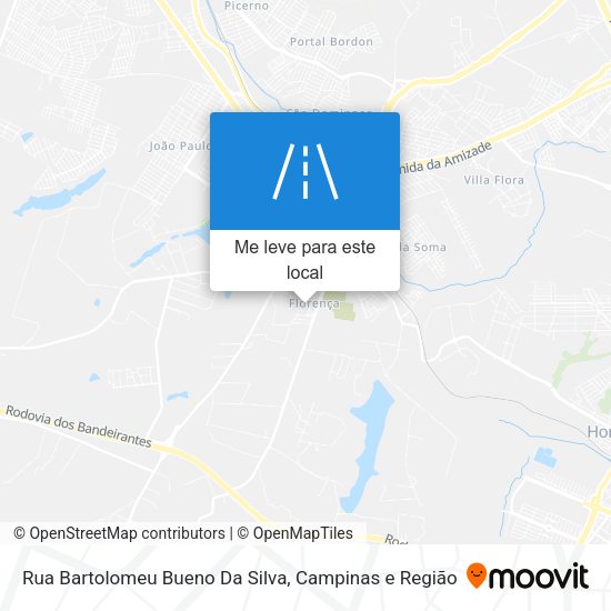 Rua Bartolomeu Bueno Da Silva mapa