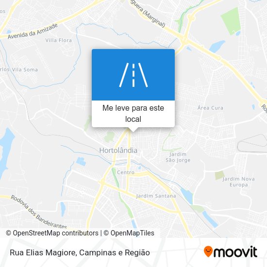 Rua Elias Magiore mapa