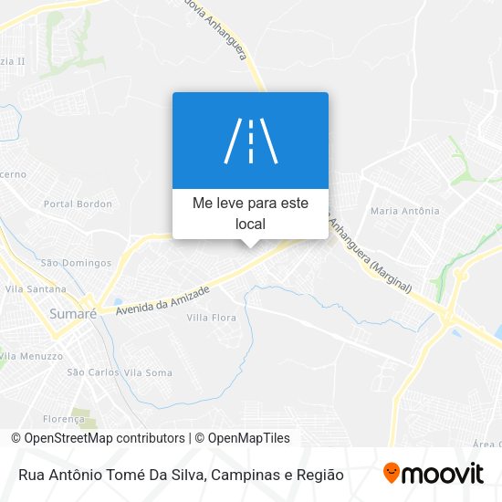 Rua Antônio Tomé Da Silva mapa