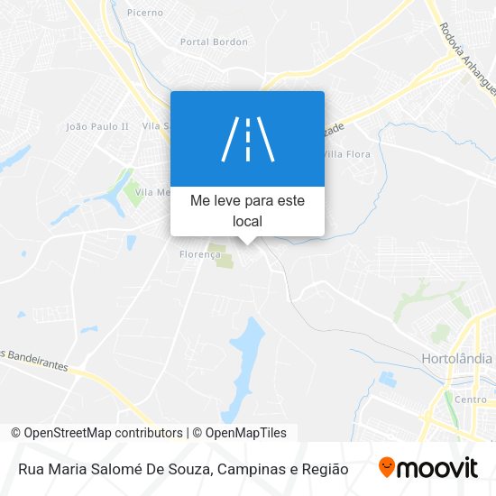Rua Maria Salomé De Souza mapa