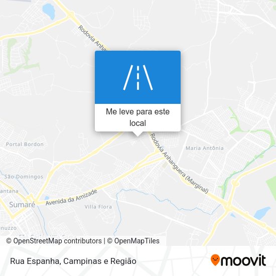 Rua Espanha mapa