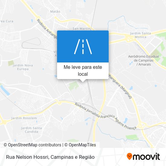 Rua Nelson Hossri mapa