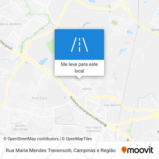 Rua Maria Mendes Trevensolli mapa