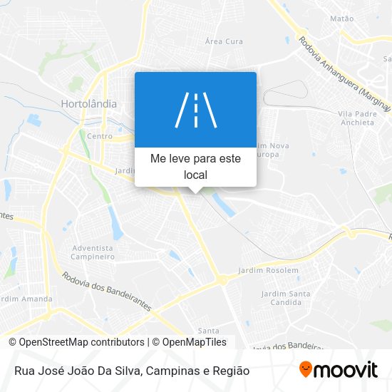 Rua José João Da Silva mapa