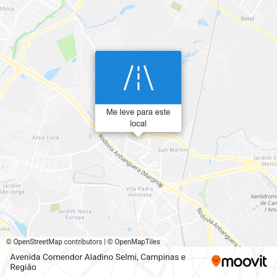Avenida Comendor Aladino Selmi mapa