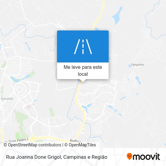 Rua Joanna Done Grigol mapa