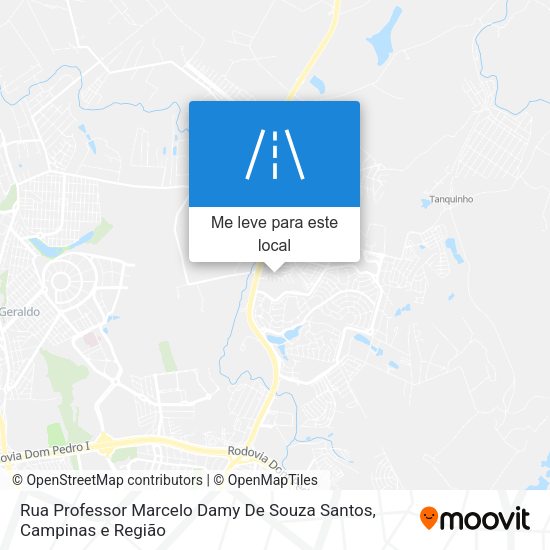 Rua Professor Marcelo Damy De Souza Santos mapa