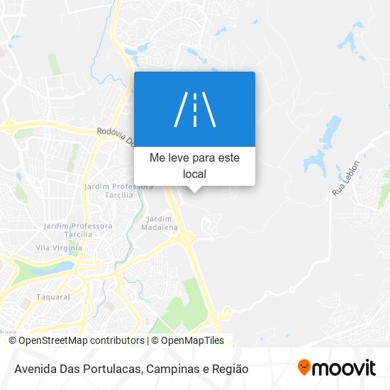 Avenida Das Portulacas mapa