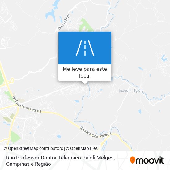 Rua Professor Doutor Telemaco Paioli Melges mapa