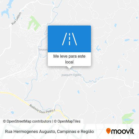 Rua Hermogenes Augusto mapa
