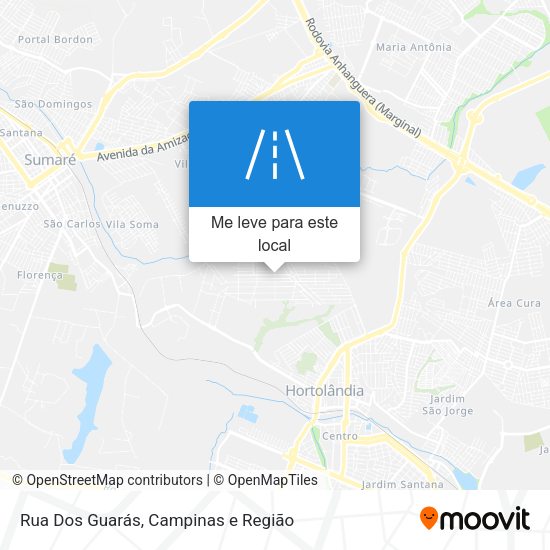 Rua Dos Guarás mapa