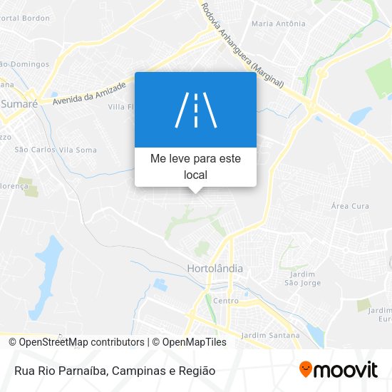 Rua Rio Parnaíba mapa