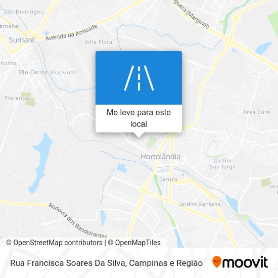 Rua Francisca Soares Da Silva mapa