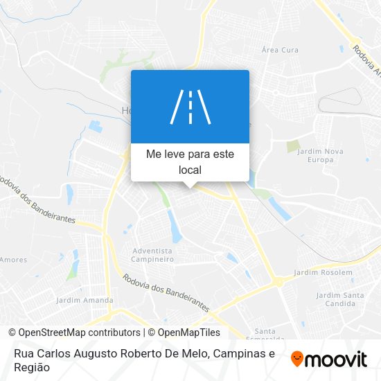 Rua Carlos Augusto Roberto De Melo mapa
