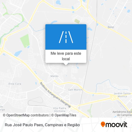 Rua José Paulo Paes mapa
