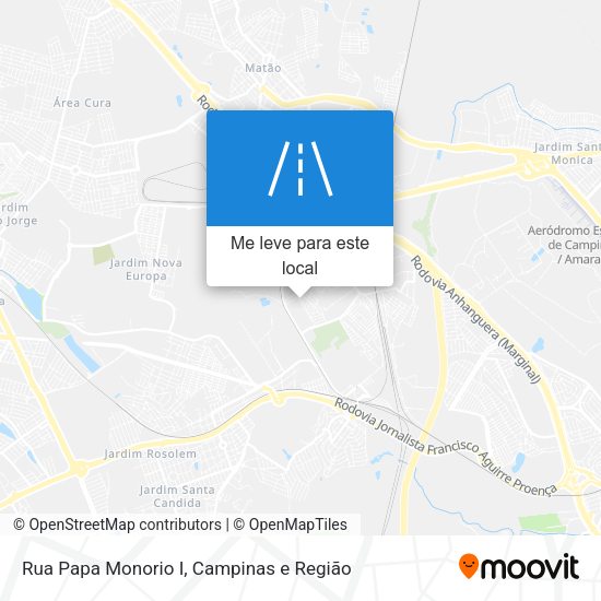 Rua Papa Monorio I mapa
